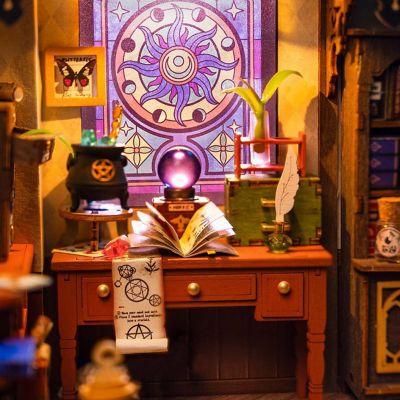 DIY 3D Wood Puzzle: Magic Study 267 pieces Image 3