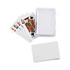 DIY Blank Playing Cards with Plastic Box - 6 Decks Image 1