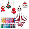 DIY Ceramic 3D Ornament Craft Kit - Makes 24 Image 1