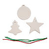 DIY Ceramic Christmas Ornaments - 12 Pc. Image 1