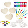 DIY Ceramic Heart Valentine Kit - Makes 12 Image 1