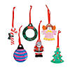 DIY Ceramic Holiday Ornaments - 12 Pc. Image 1