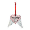 DIY Ceramic Memorial Angel Wing Ornament Image 1