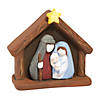 DIY Ceramic Nativity Stables - 6 Pc. Image 1