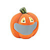 DIY Ceramic Open Mouth Pumpkin Tea Light Holders - 12 Pc. Image 1