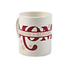 DIY Ceramic White Coffee Mugs - 4 Pc. Image 2