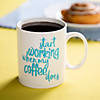 DIY Ceramic White Coffee Mugs - 4 Pc. Image 3