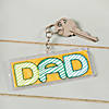 DIY &#8220;Dad&#8221; Keychains - 12 Pc. Image 2