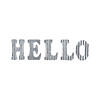 DIY Hello Metal Letters - 5 Pc. Image 1