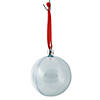 DIY Large Clear Photo Christmas Ball Ornaments - 12 Pc. Image 1