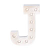 DIY Letter &#8220;J&#8221; Marquee Light-Up Kit - Males 1 Image 1