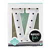 DIY Letter &amp;#8220;V&amp;#8221; Marquee Light-Up Kit - 4 Pc. Image 1