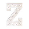 DIY Letter &amp;#8220;Z&amp;#8221; Marquee Light-Up Kit - Makes 1 Image 1