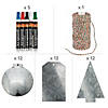 DIY Metal Ornament Craft Kit for 12 Image 1