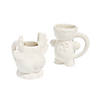 DIY Mini Ceramic Holiday Mugs - 12 Pc. Image 1