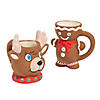 DIY Mini Ceramic Holiday Mugs - 12 Pc. Image 1