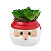 DIY Mini Ceramic Santa Claus Planters - 12 Pc. Image 1