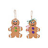 DIY Papier-M&#226;ch&#233; Gingerbread Ornaments - 12 Pc. Image 1
