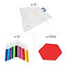DIY Plastic Kite Craft Kit Assortment - Makes 12 Image 1