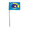 DIY Small Canvas Flags - 12 Pc. Image 1