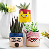 DIY Smiling Ceramic Planters - 12 Pc. Image 3