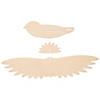 DIY Unfinished Wood Bird Gliders - 12 Pc. Image 1