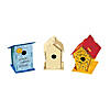 DIY Unfinished Wood Birdhouses - 3 Pc. Image 1