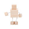 DIY Unfinished Wood Block Robots - 3 Pc. Image 1