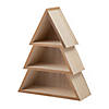 DIY Unfinished Wood Christmas Tree Shelf Image 1