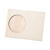 DIY Unfinished Wood Circle Opening Picture Frames - 12 Pc. Image 1