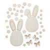 DIY Unfinished Wood Easter Gift Tags - Makes 12 Image 1