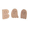DIY Unfinished Wood Halloween Boo Letters - 3 Pc. Image 1