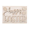 DIY Unfinished Wood Happy Easter Signs - 3 Pc. Image 1