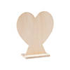 DIY Unfinished Wood Heart Stand-Ups Image 1