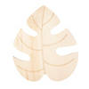 DIY Unfinished Wood Luau Leaf Image 1