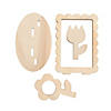 DIY Unfinished Wood Mother&#8217;s Day Picture Frame Kits - Makes 6 Image 1