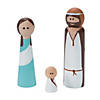 DIY Unfinished Wood Nativity Peg Dolls Image 1