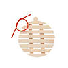 DIY Unfinished Wood Round Christmas Tree Ornaments - 12 Pc. - Less Than Perfect Image 1