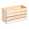 DIY Unfinished Wood Slat Crate Image 1