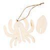 DIY Unfinished Wood Slotted Spider Ornaments - 12 Pc. Image 1