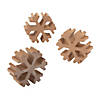 DIY Unfinished Wood Snowflake Tabletop Decor - 6 Pc. Image 1
