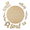 DIY Unfinished Wood Well with My Soul Door Sign Image 1