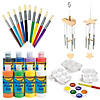 DIY Unfinished Wood Wind Chimes Boredom Buster Kit - 42 Pc. Image 1