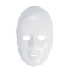 DIY White Face Masks - 12 Pc. Image 1