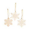 DIY Wood Snowflake Ornaments - 12 Pc. Image 1