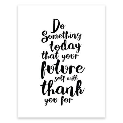 Do Something Today Quote 1Pk 8.5x11in Image 1