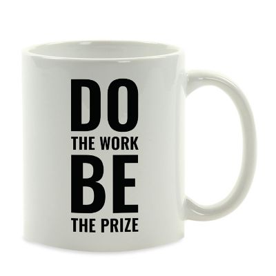 Do the Work Be the Prize Ceramic Mug Image 2