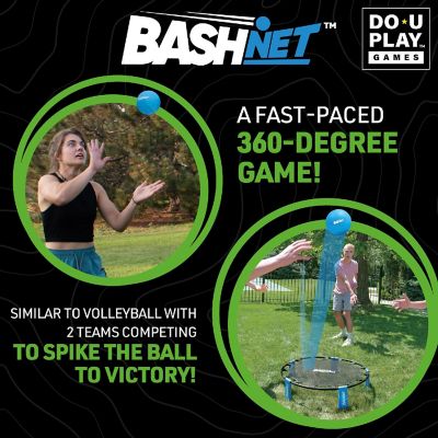 Do-U-Play: Bash-Net Game Set - Volleyball Meets Bouncing Trampoline, Family Image 2