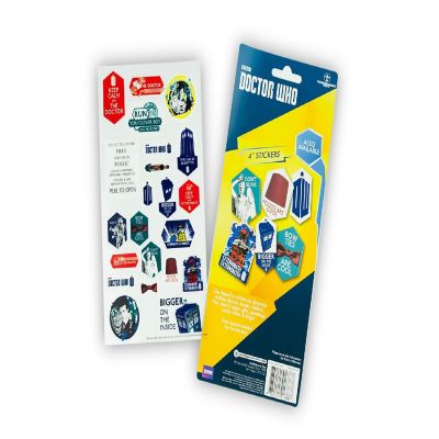 Doctor Who Assorted 22-Piece Sticker Sheet Set Image 1