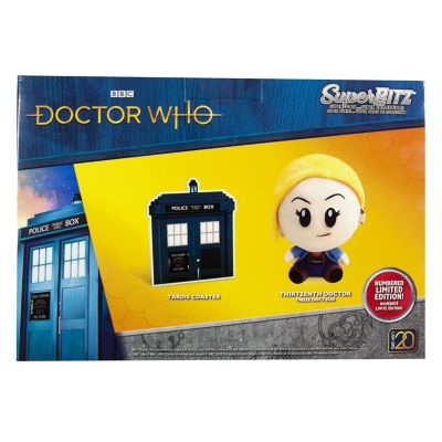 Doctor Who Super Bitz 13th Doctor Plush And Tardis Coaster Set -Limited Edition Image 2